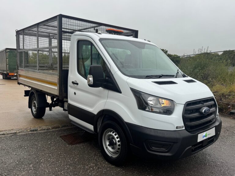 2022 (71 Reg) Ford Transit 2.0 350 EcoBlue Leader FWD L2 Euro 6 (1-Way Tipper with Full Cage) – photo 1 of 15