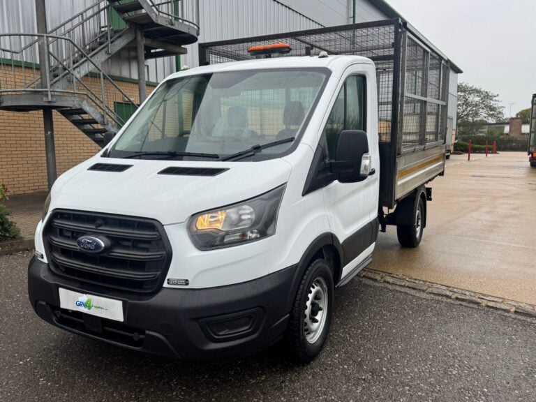 2022 (71 Reg) Ford Transit 2.0 350 EcoBlue Leader FWD L2 Euro 6 (1-Way Tipper with Full Cage) – photo 3 of 15